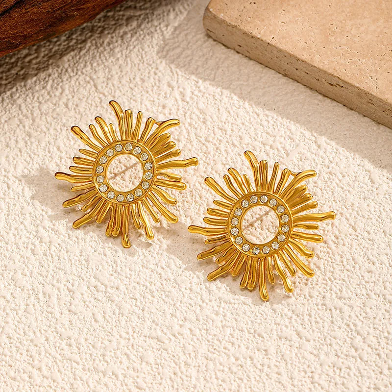 Sunflower Statement Earrings — product view 2