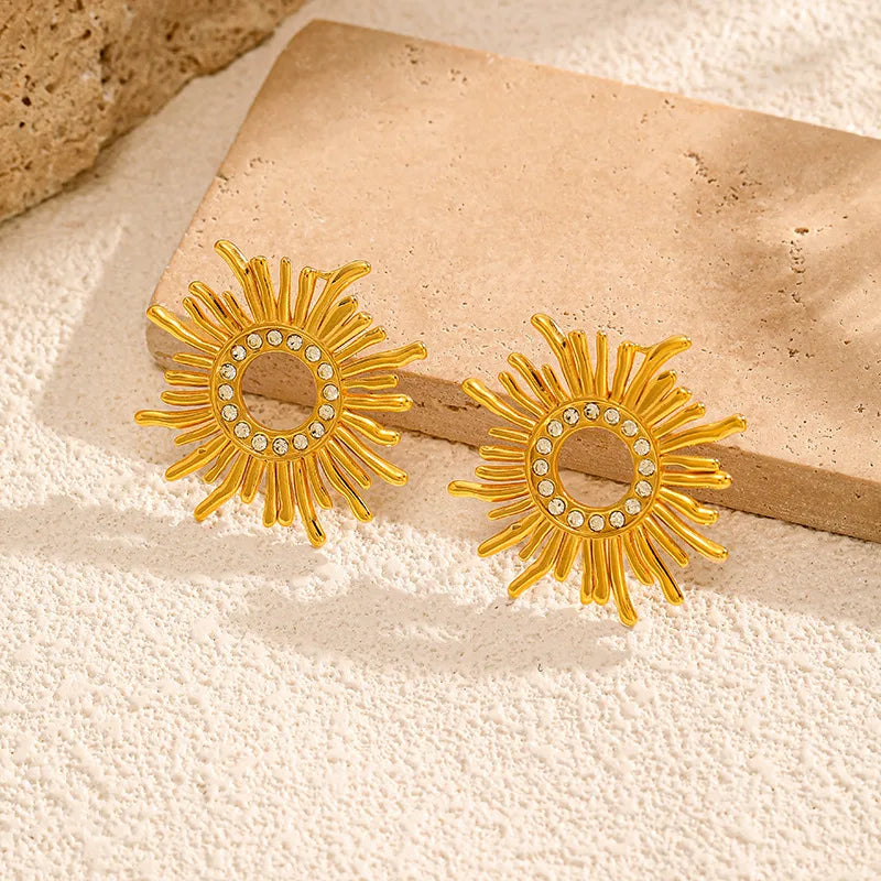 Sunflower Statement Earrings — product view 4