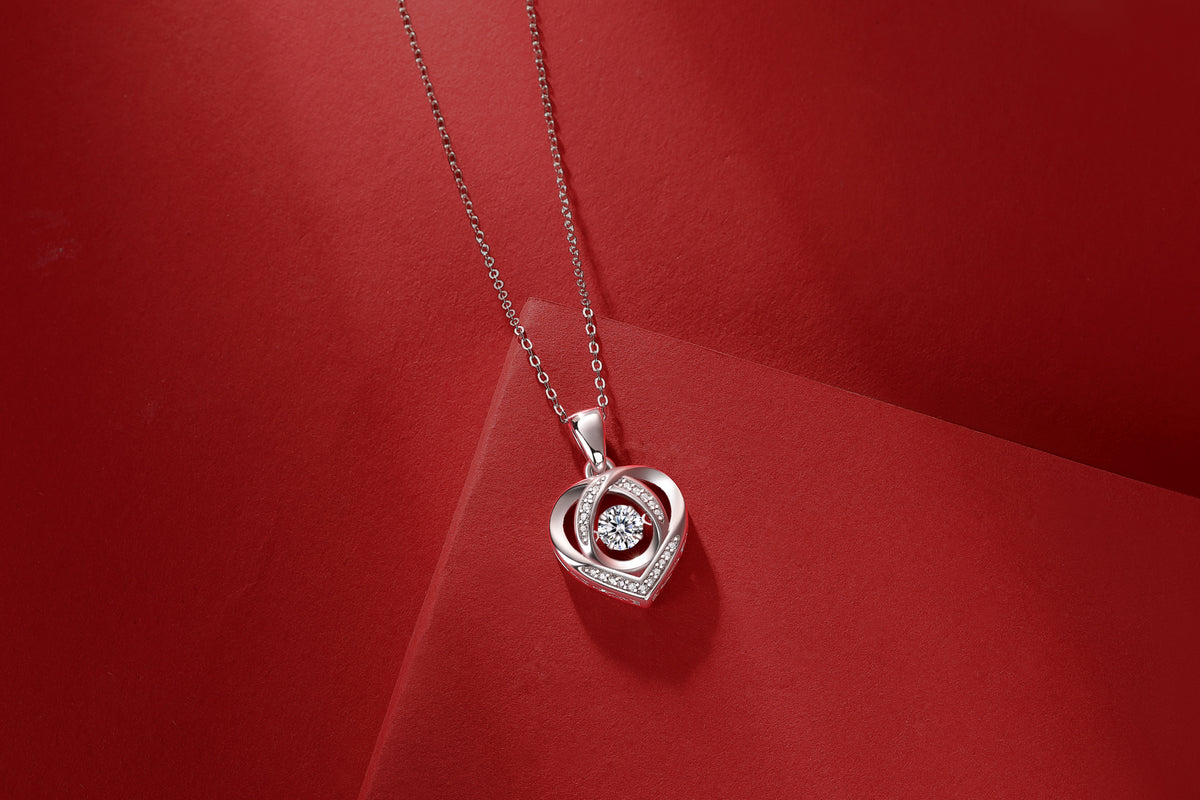 Heart To Have Your Luxurious Fashion Moissanite Diamond Pendant Necklace - view 6