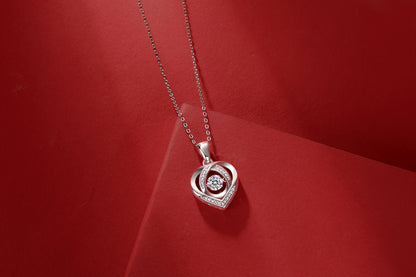 Heart To Have Your Luxurious Fashion Moissanite Diamond Pendant Necklace - view 6