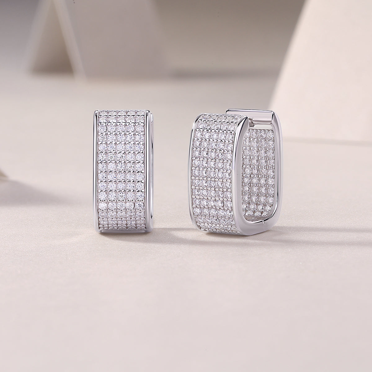 Star Light Luxury Fashion Diamond Earrings Stud - view 2