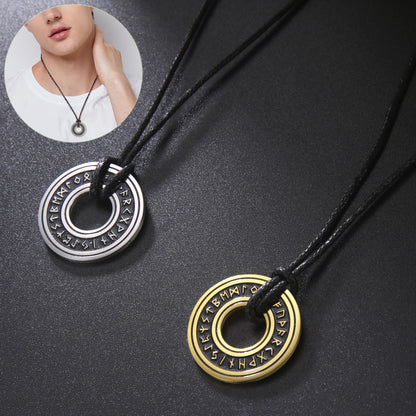 Vintage Nordic Rune Necklace