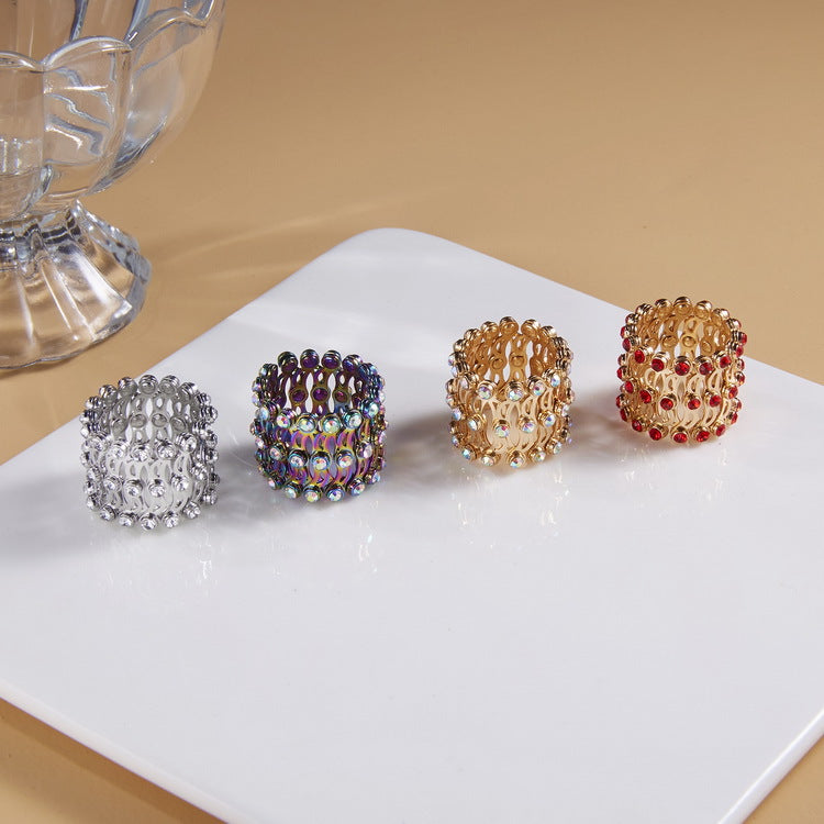 2in1 Stretching Foldable Adjustable Transforming Bracelet Ring - view 3