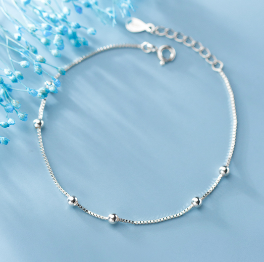 Celestial Bead Silver Bracelet - product view 1