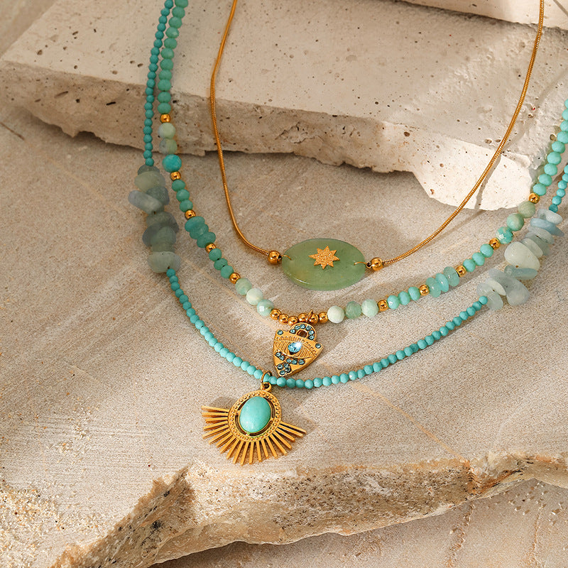 Layered Pendant Necklace