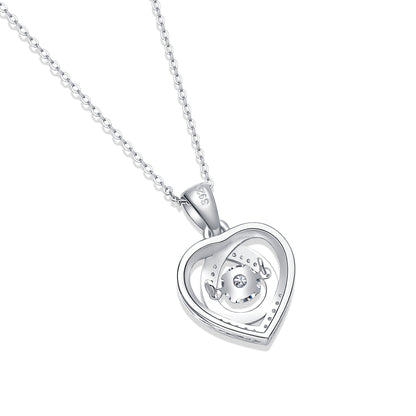 Heart To Have Your Luxurious Fashion Moissanite Diamond Pendant Necklace - view 4