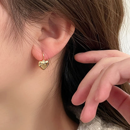 925 Silver Needle Internet Celebrity Same Style Gold Earrings Women's Light Luxury...