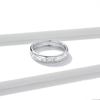 Celestial Silver Band Ring - product view 2
