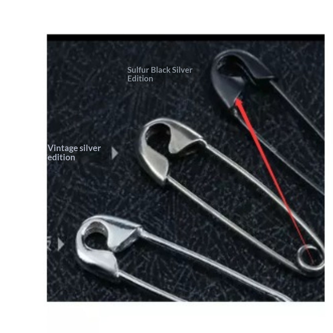 925 Sterling Silver Earrings With Male And Female Personality Single Korean Version Pin