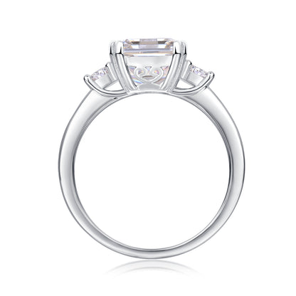 Baguette Diamond Ring Wedding Ring Luxury Moissanite - view 2