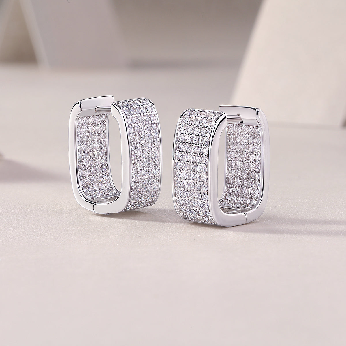 Star Light Luxury Fashion Diamond Earrings Stud - view 5