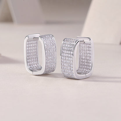 Star Light Luxury Fashion Diamond Earrings Stud - view 5