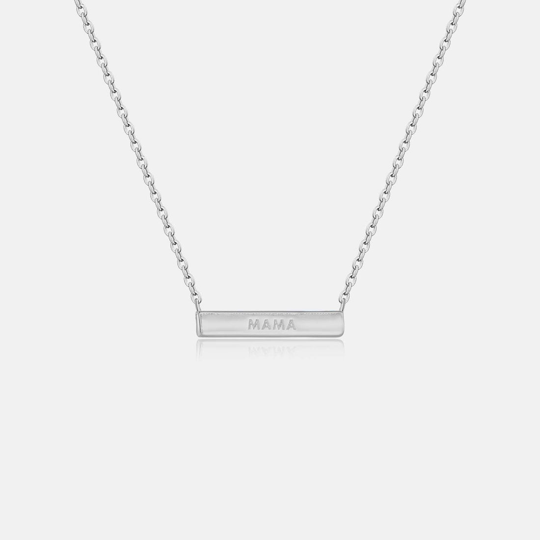 Horizontal Bar Necklace in Gold-Tone S925 Silver