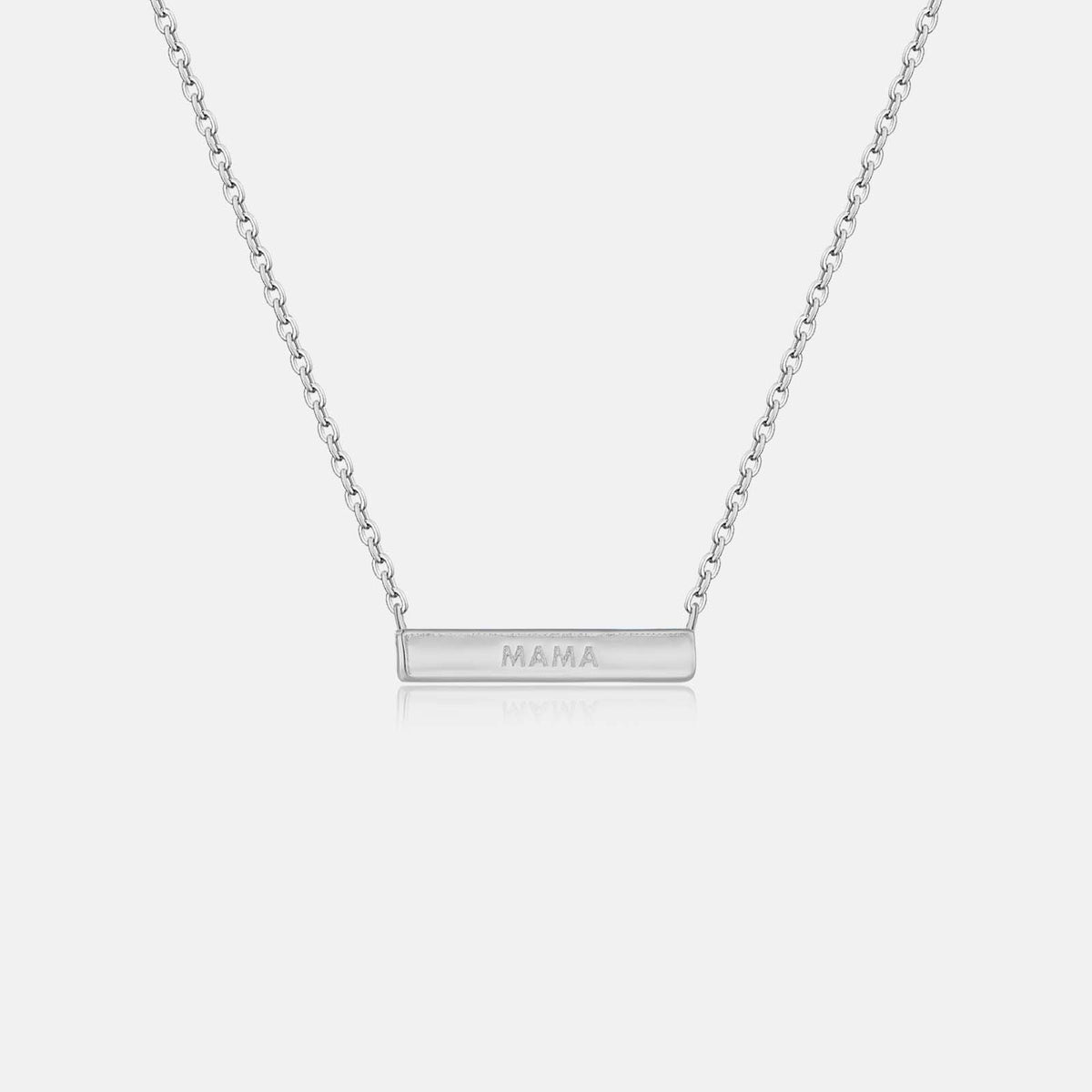 Horizontal Bar Necklace in Gold-Tone S925 Silver - view 5
