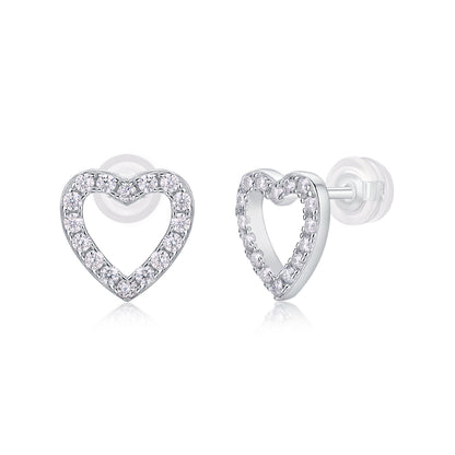 From The Heart Fashionable Moissanite Jewelry Earrings - view 6